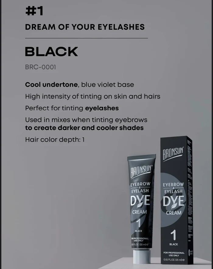 Bronsun Eyelash & Eyebrow Cream Dye
