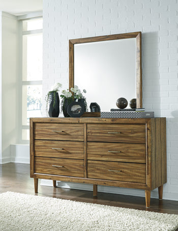 Broshtan B518-36 Light Brown Bedroom Mirror