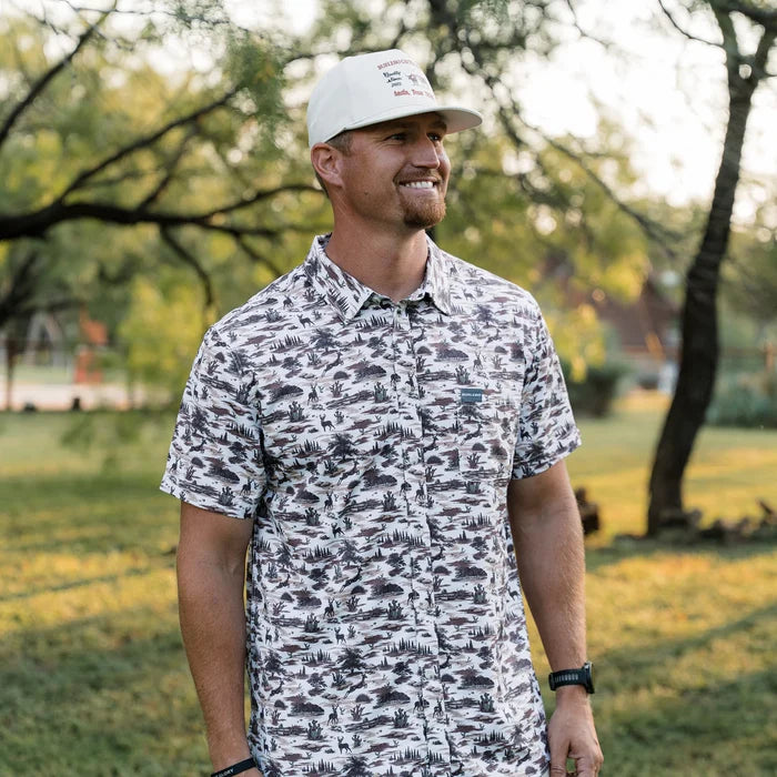 Burlebo Performance Button Up - Brush Country