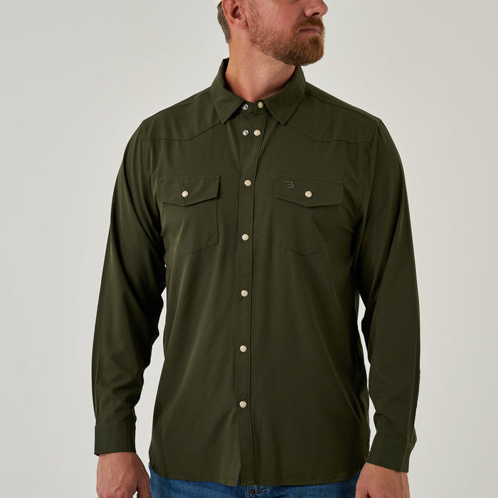 BURLEBO Western Performance LS Shirt | Multiple Patterns