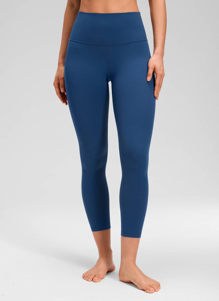CRZ YOGA Women's Yoga Lounge High Rise Butterluxe Yoga Leggings 23'' French Navy