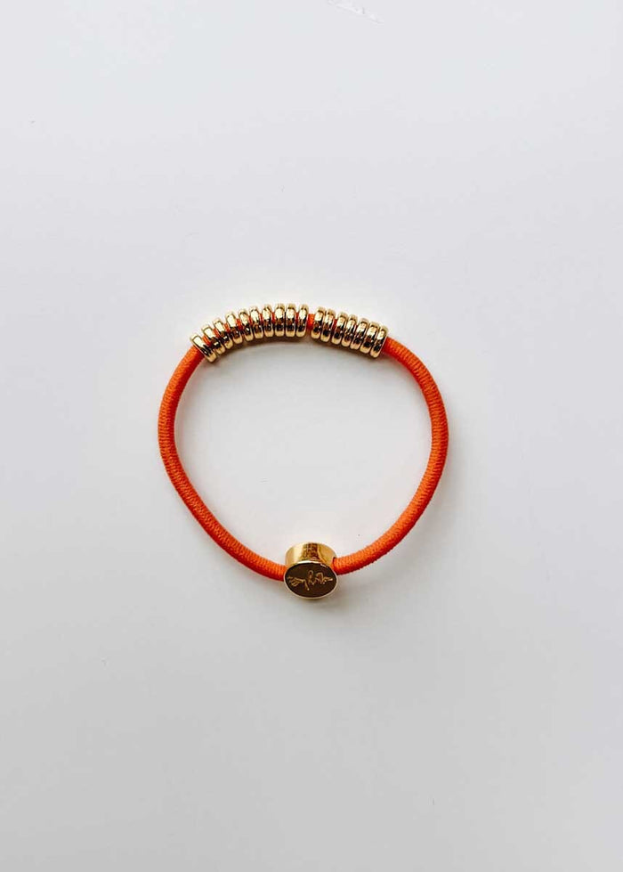 By Lilla Elastic Hairtie Bracelets - Gold Disc