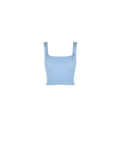 CADILLAC CROP LIGHT BLUE