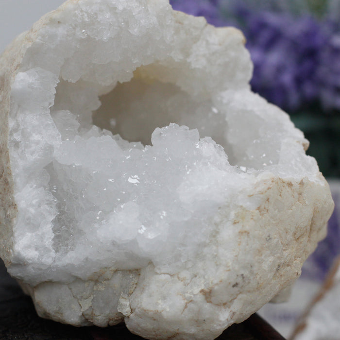 Earthstore® Calcite Selenite Quartz Split Cracked Geodes - 10-16 cm