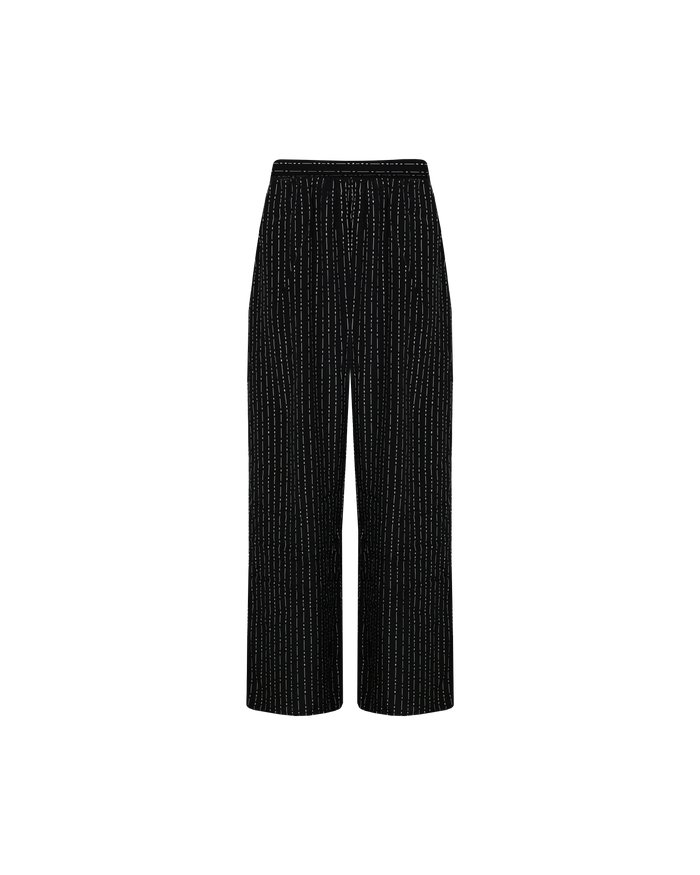 CAMERON SILK PANT BLACK BAMBOO