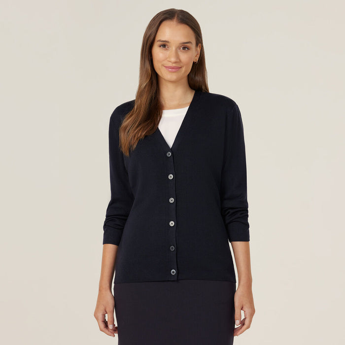 Cardigan Ladies V-neck Button Front 100% Acrylic
