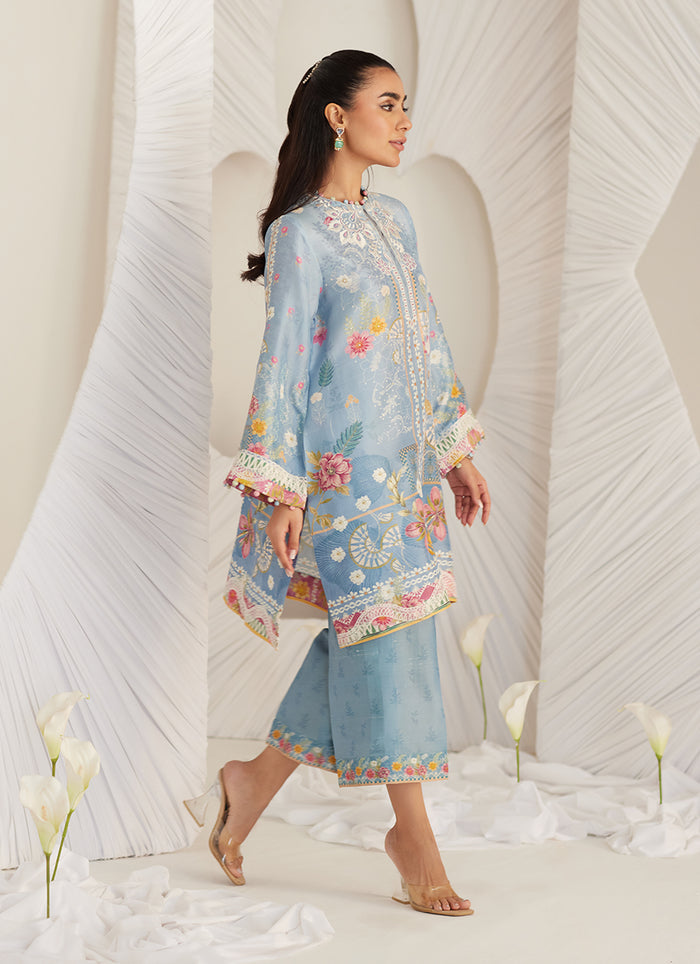Carla Slate Blue Shirt and Pants