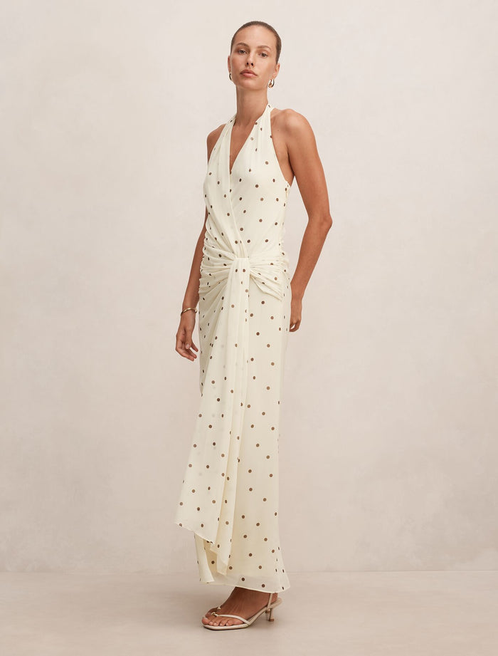 Cartia Wrap Maxi Dress Forever New