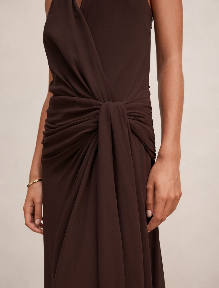 Cartia Wrap Maxi Dress Forever New