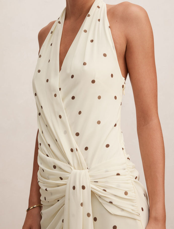 Cartia Wrap Maxi Dress Forever New