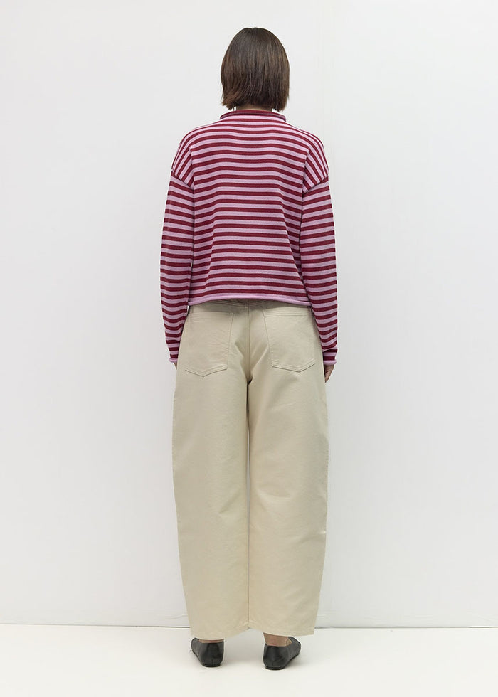 Cecelia Cardigan - Lilac & Burgundy