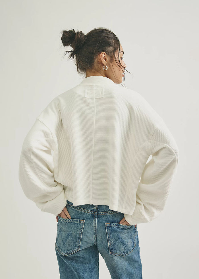 Celeste Quarter Zip - Clean Ivory