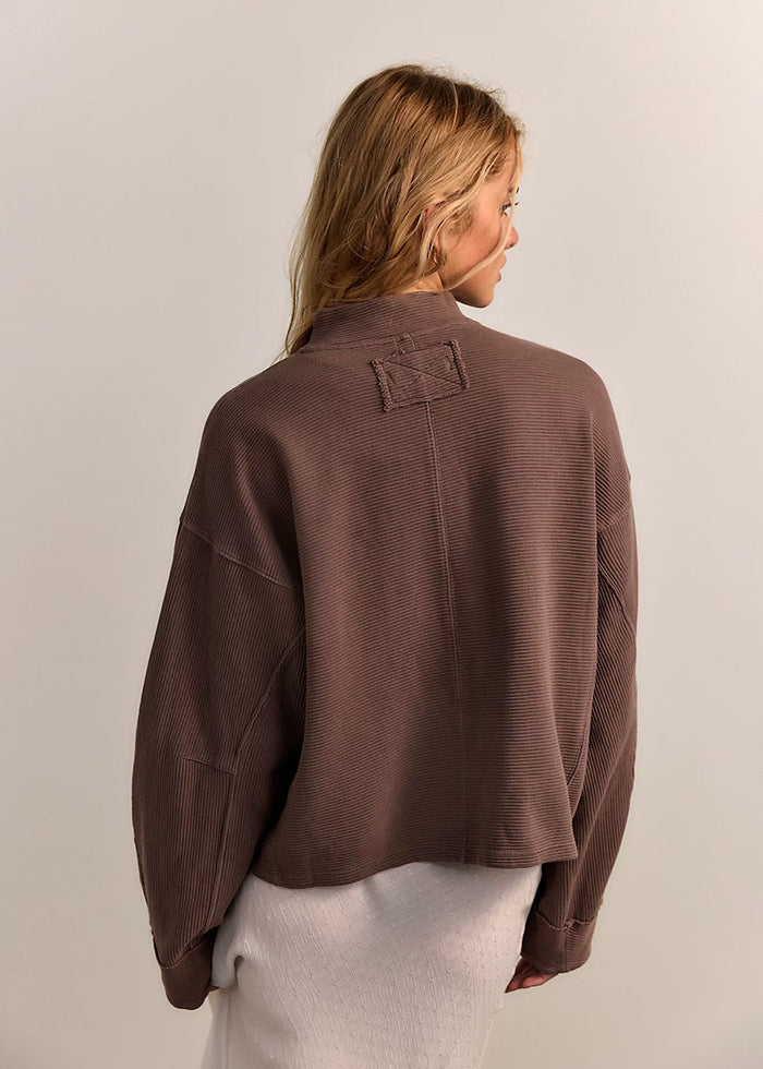 Celeste Quarter Zip - Mochachinno