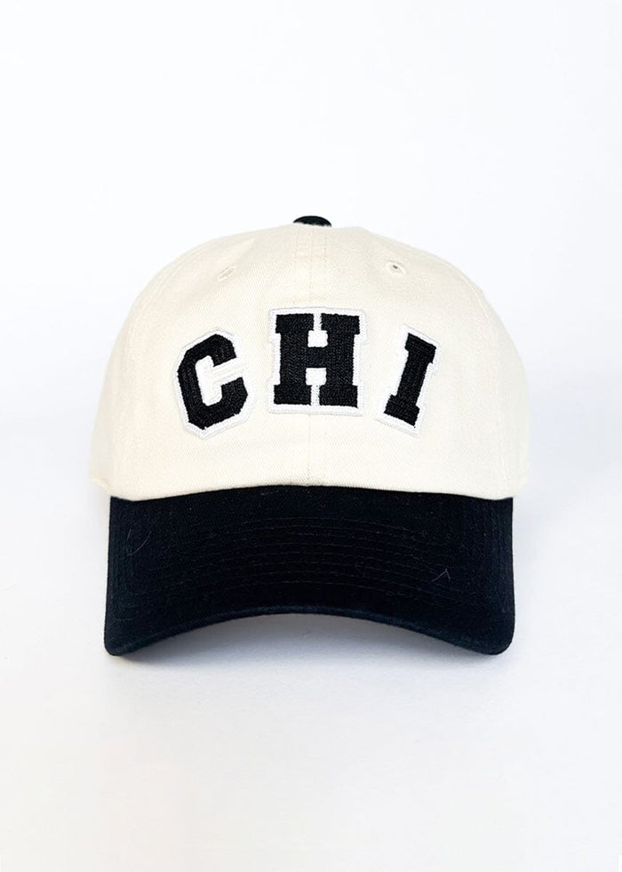 Chi 2-Tone Baseball Cap - Black