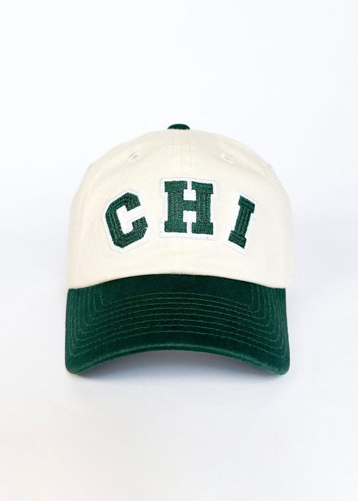 Chi 2-Tone Baseball Cap - Dark Green