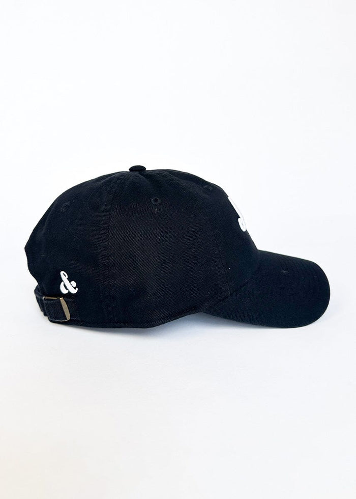 Chi City Cursive Dad Hat - Black