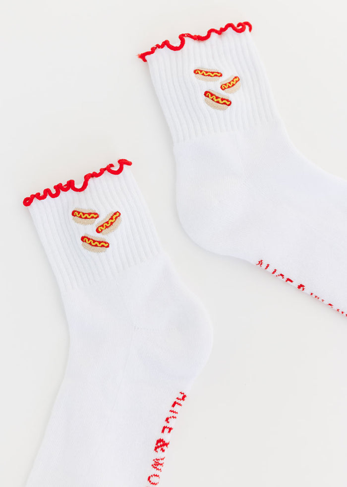 Chi Dog Ruffle Sock