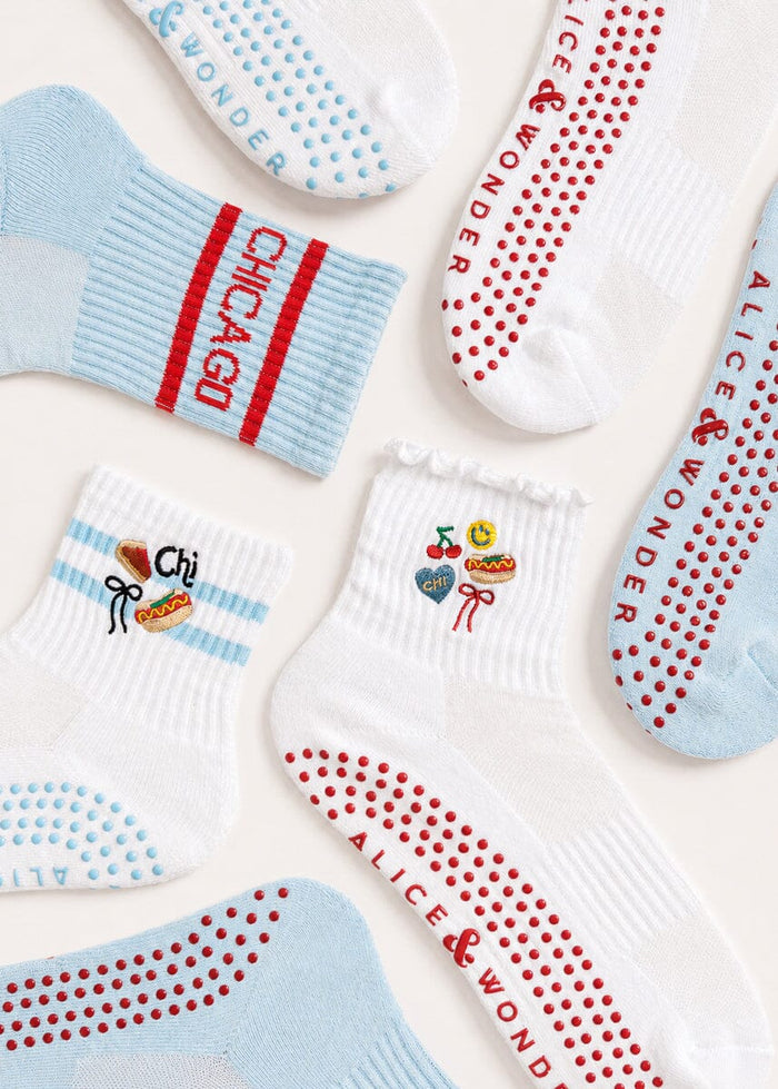 Chi Forever Crew Pilates Sock