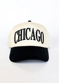 Chicago Puff Baseball Cap - Black
