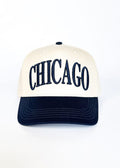 Chicago Puff Baseball Cap - Navy