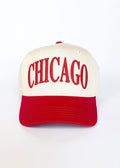 Chicago Puff Baseball Cap - Red