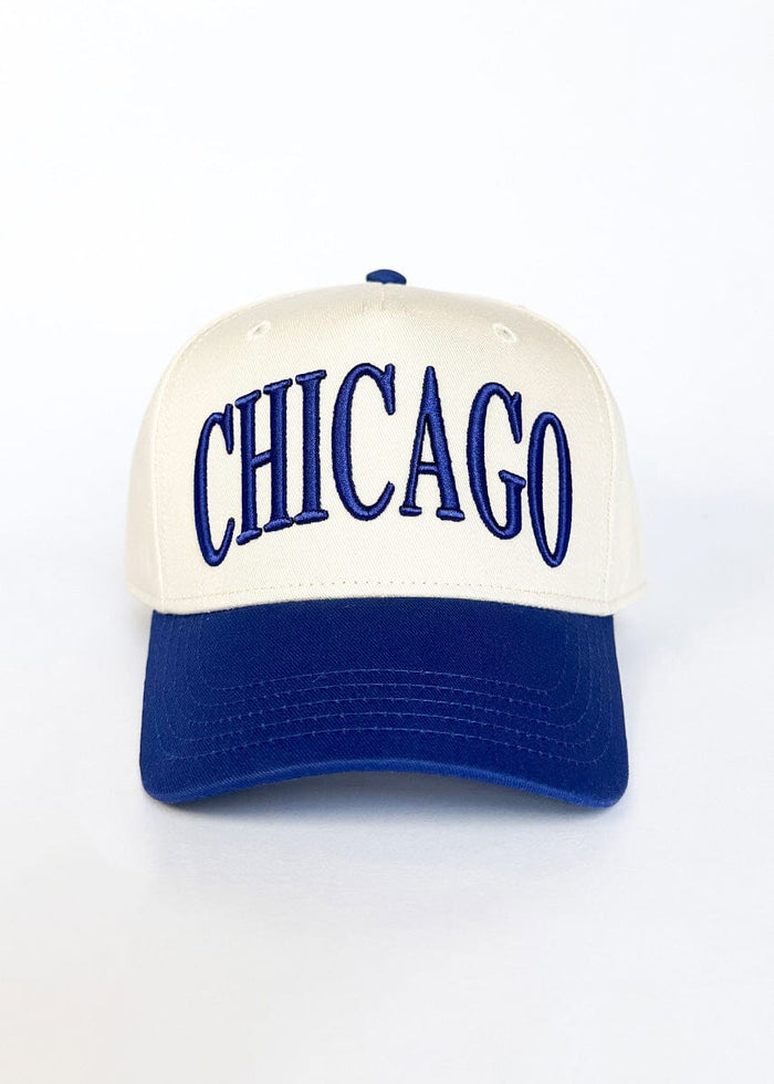 Chicago Puff Baseball Cap - Royal Blue