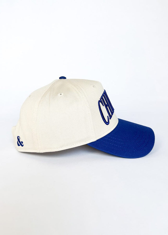 Chicago Puff Baseball Cap - Royal Blue