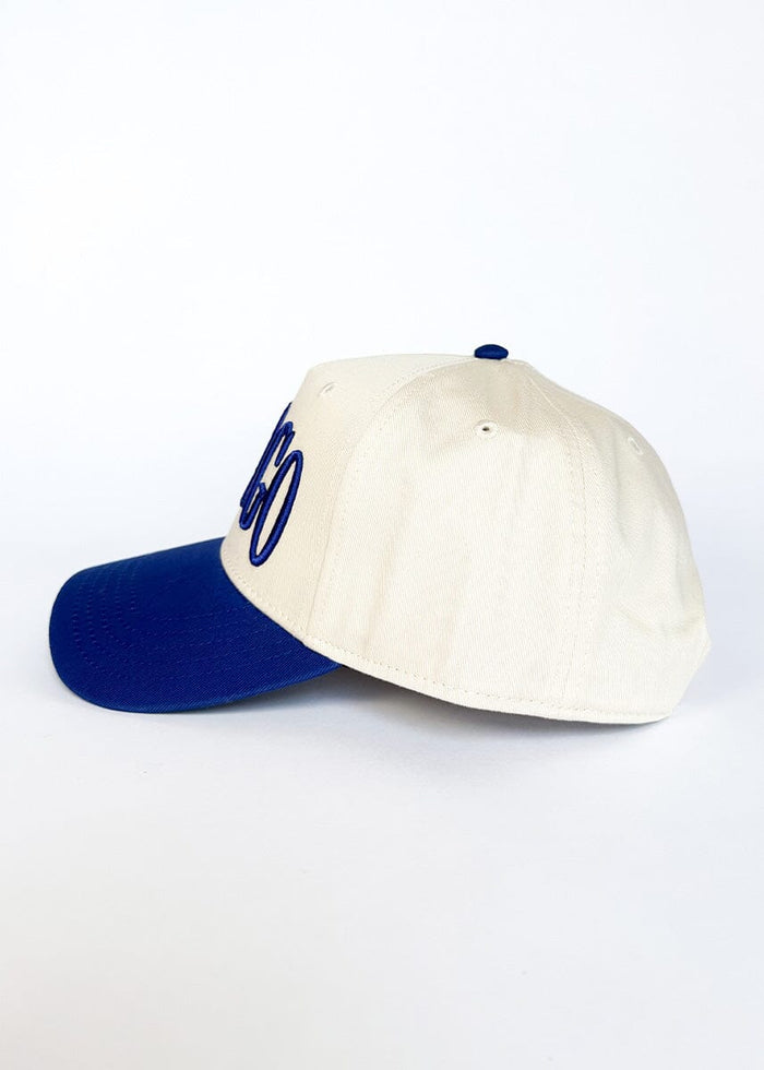 Chicago Puff Baseball Cap - Royal Blue