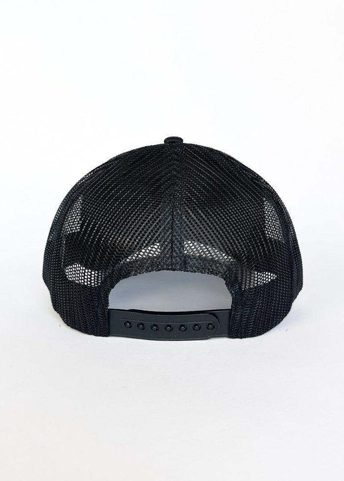 Chicago Script Trucker Hat - Black