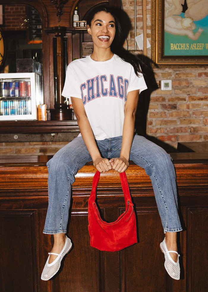 Chicago Varsity Heavyweight Crop Tee