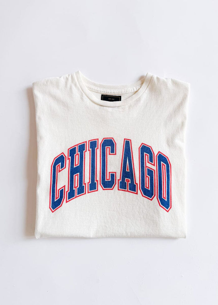 Chicago Varsity Heavyweight Crop Tee