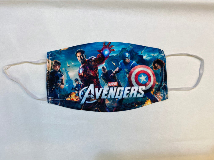 Children's Avengers Digital Printed Unisex Cloth Face Masks