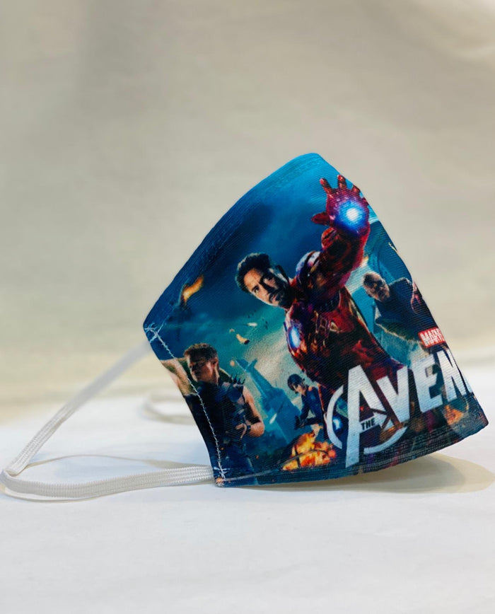 Children's Avengers Digital Printed Unisex Cloth Face Masks
