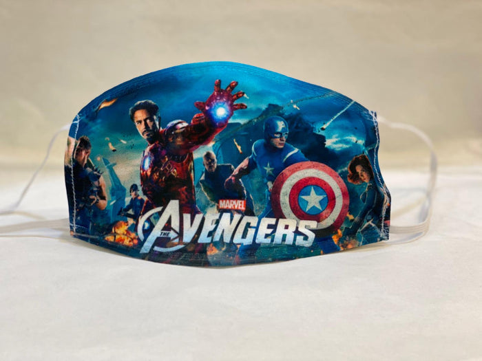 Children's Avengers Digital Printed Unisex Cloth Face Masks