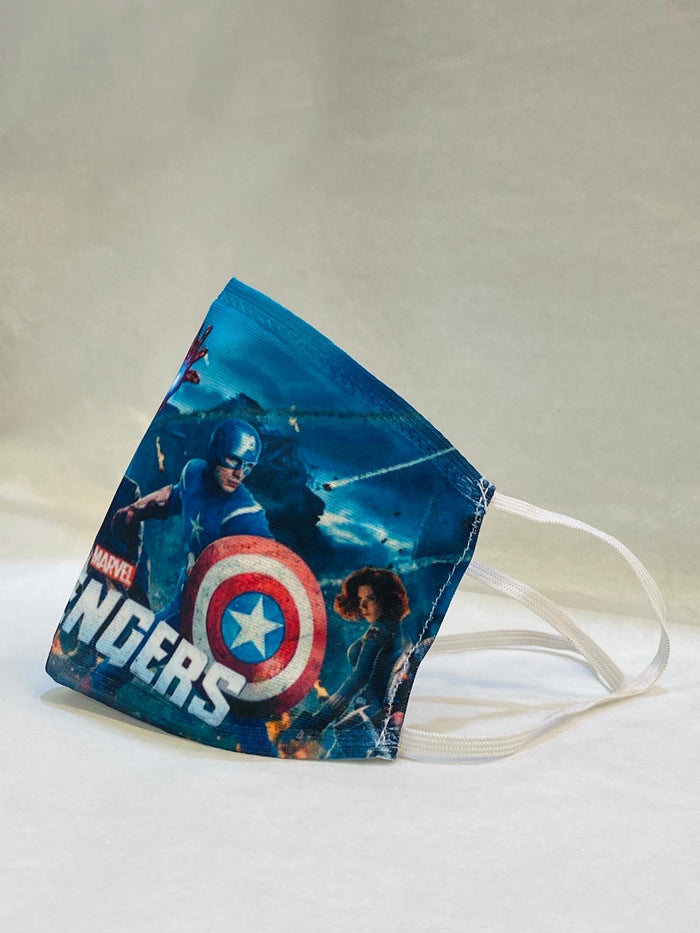 Children's Avengers Digital Printed Unisex Cloth Face Masks