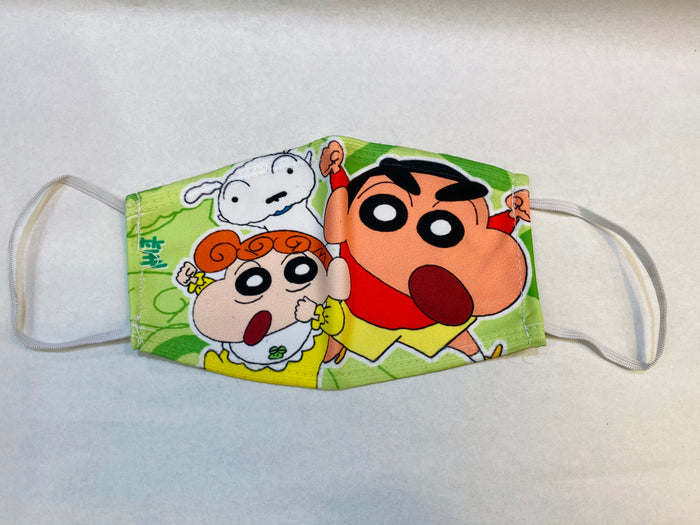 Children's Unisex Digital Printed Cartoon Characters Cloth Face Masks
