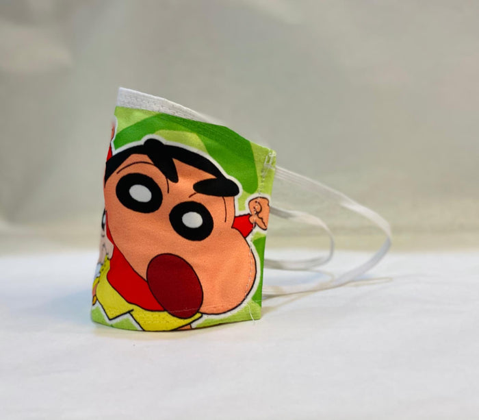 Children's Unisex Digital Printed Cartoon Characters Cloth Face Masks