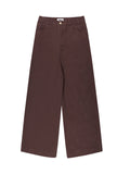 Chocolate High-Rise Wide-Leg Jeans