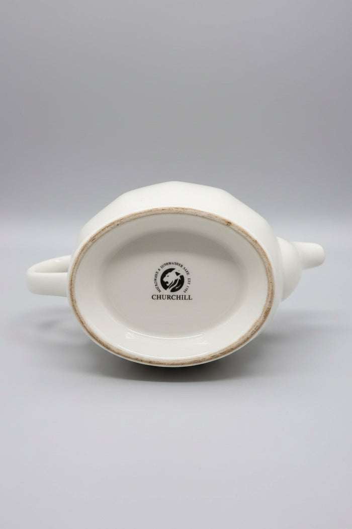 Churchill Assam Teapot - Milk Jug & Lidded Sugar Bowl - Good Used Condition
