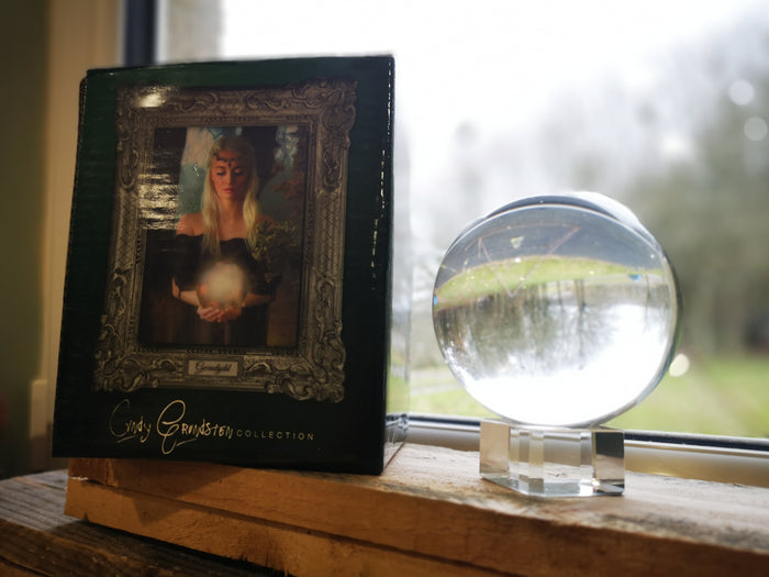 Earthstore® Cindy Grundsten Crystal Ball - gazing or crystal visioning, manifest, scrying
