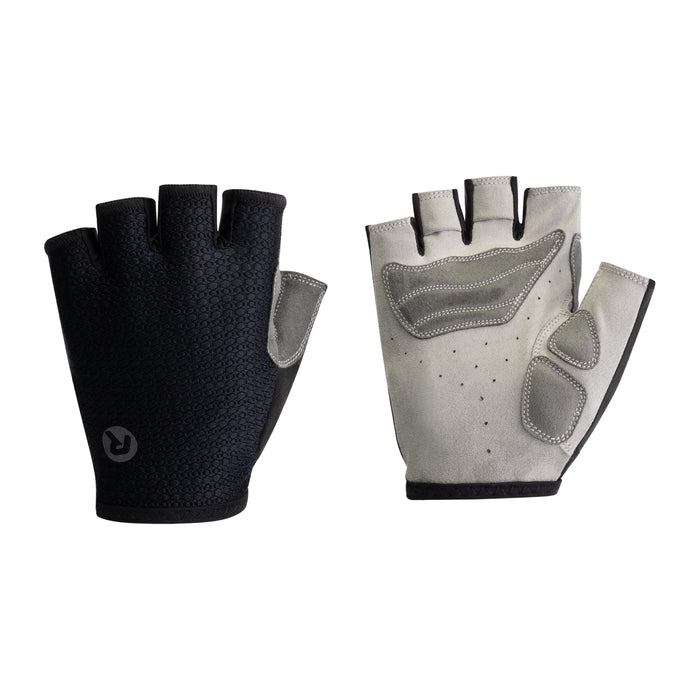 Rogelli Classic fietshandschoenen heren zwart.