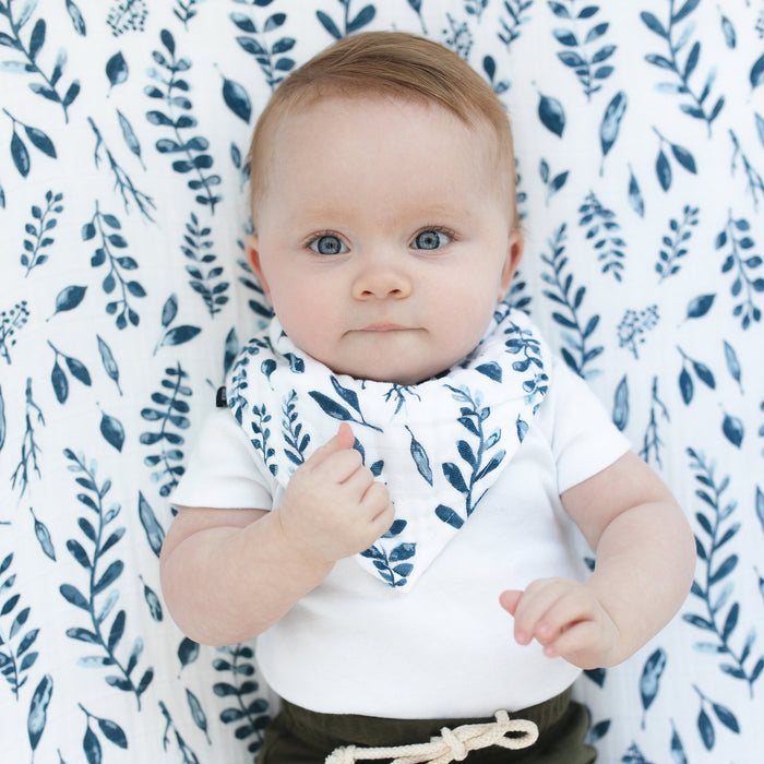 Classic Muslin Bandana Bib Set