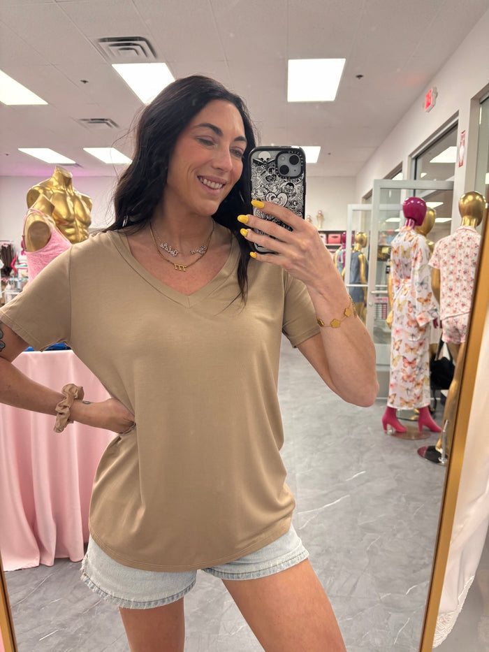 Classic V Neck T-Shirt - COCO - Intimate Whispers