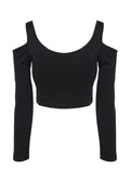 Cold Shoulder Long Sleeve Top
