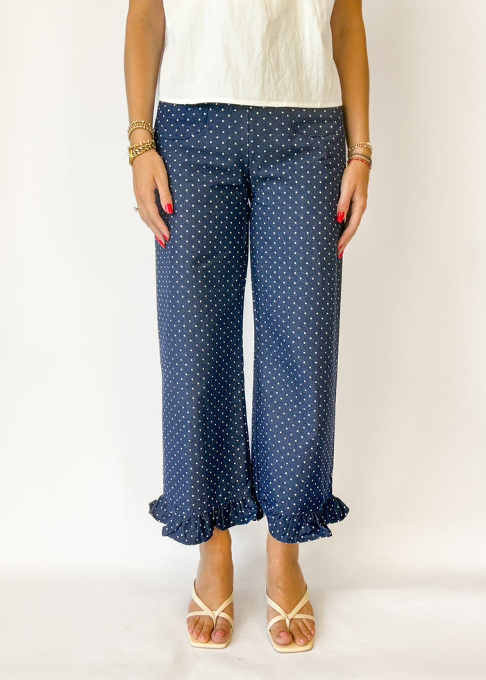 Colette Ruffle Hem Pants