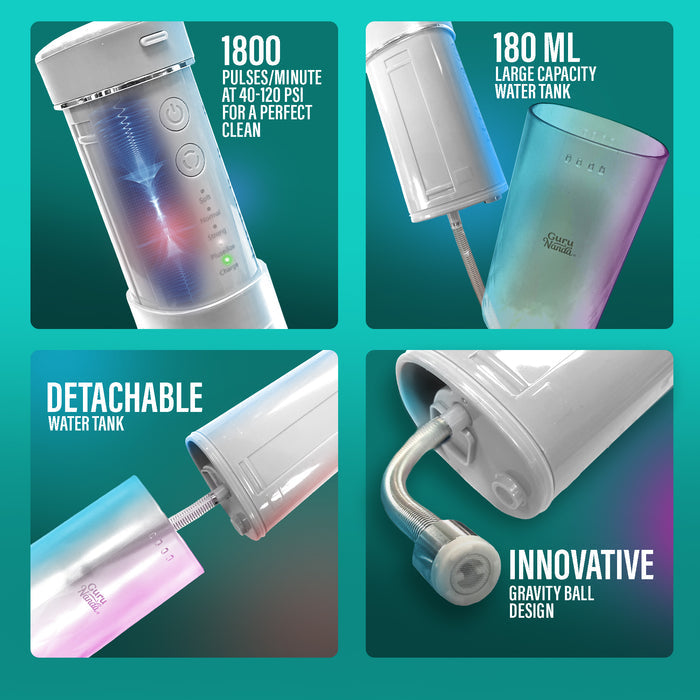 Compact Dental Water Flosser 180 ml (12/Case)