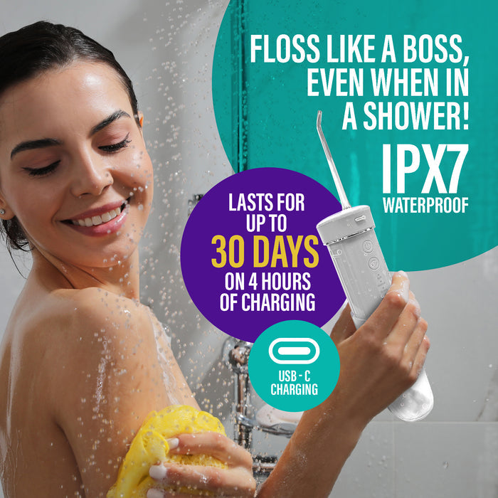 Compact Dental Water Flosser 180 ml (12/Case)