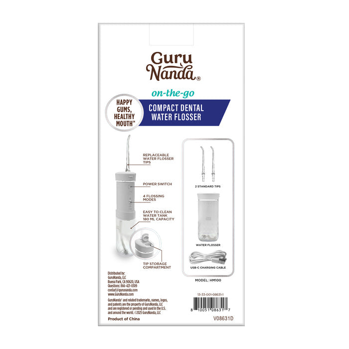 Compact Dental Water Flosser 180 ml (12/Case)