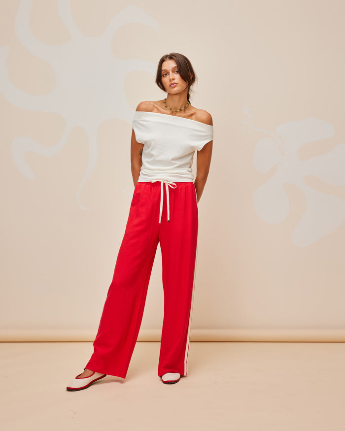 CORVETTE TROUSER RED