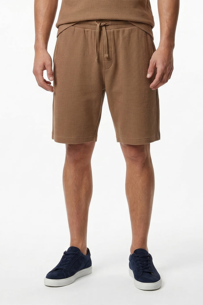 Cotton Waffle Jacquard Short